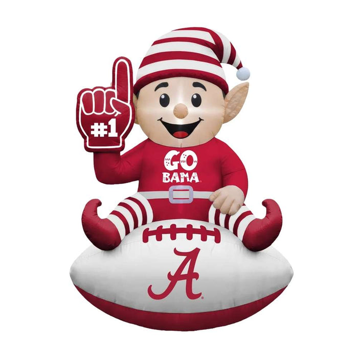 Alabama Crimson Tide Inflatable Football Elf 4 Ft. Tall