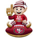 San Francisco 49ers Inflatable Football Elf 4 Ft. Tall