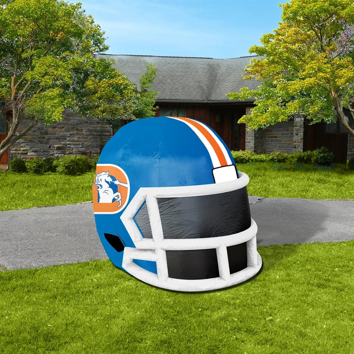 Denver Broncos Inflatable Helmet Retro 4 ft Tall