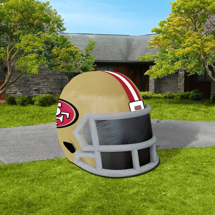San Francisco 49Ers Inflatable Helmet  4 ft Tall