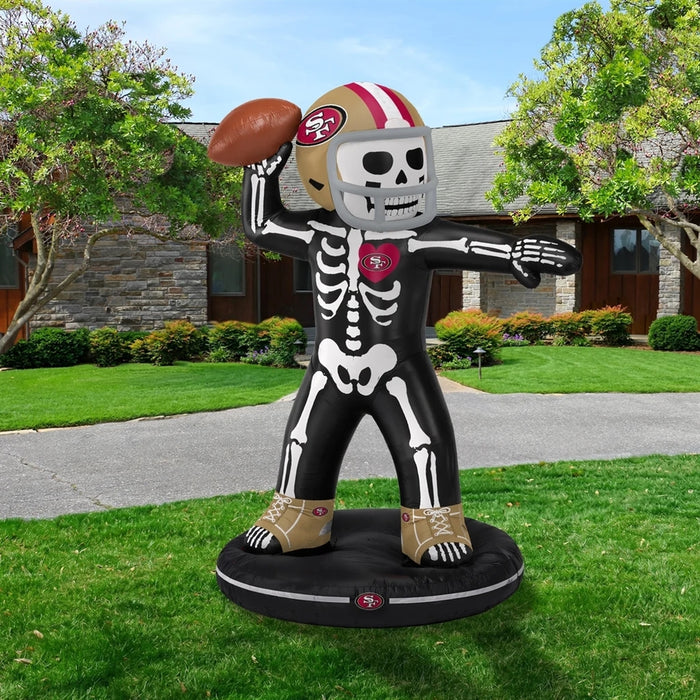 San Francisco 49Ers Inflatable Skeleton Quarterback