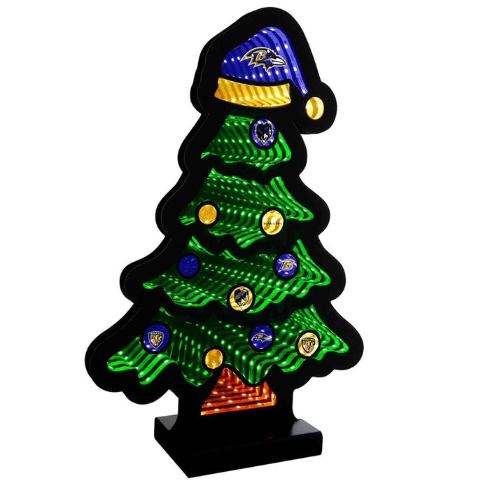 Baltimore Ravens Infinity Christmas Tree