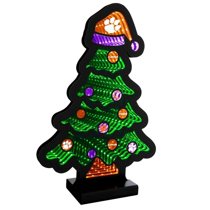 Clemson Tigers Infinity Christmas Tree