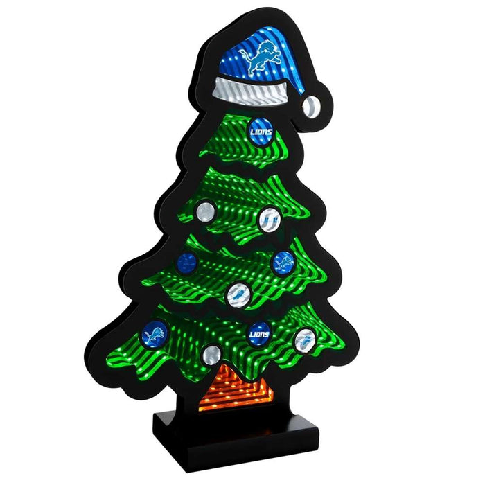 Detroit Lions Infinity Christmas Tree