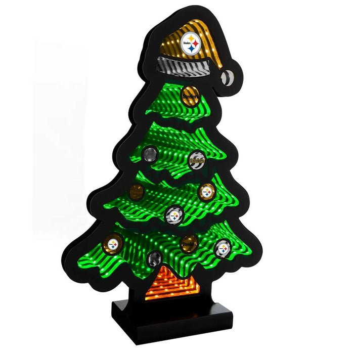 Pittsburgh Steelers Infinity Christmas Tree