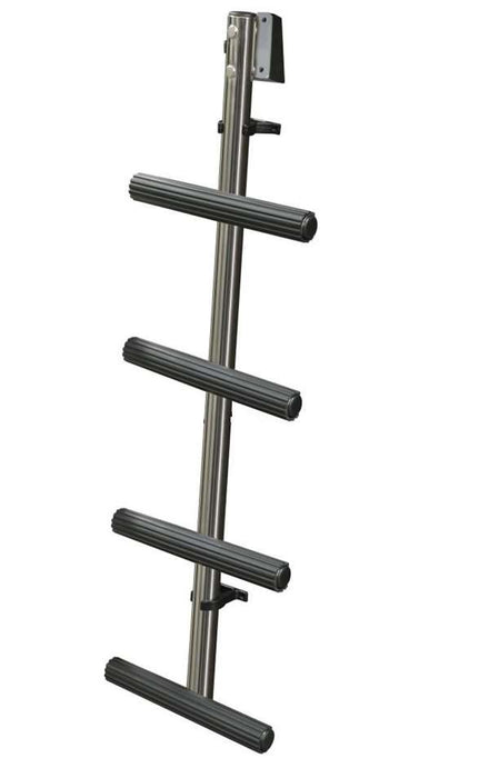 JIF Marine 4-Stp Dive Ladder 1.25" Stainless 316 Tube w/Mounting Bracket Boat - Dock Table