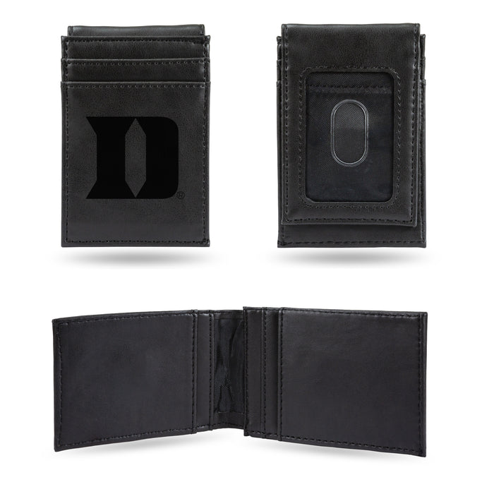 Duke Blue Devils Laser Engraved Front Pocket Wallet