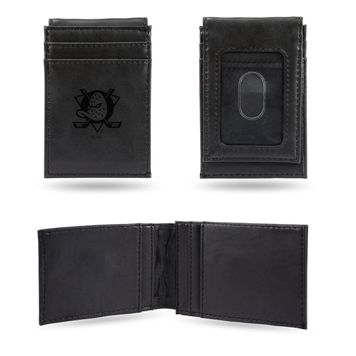 Anaheim Ducks Laser Engraved Front Pocket Wallet