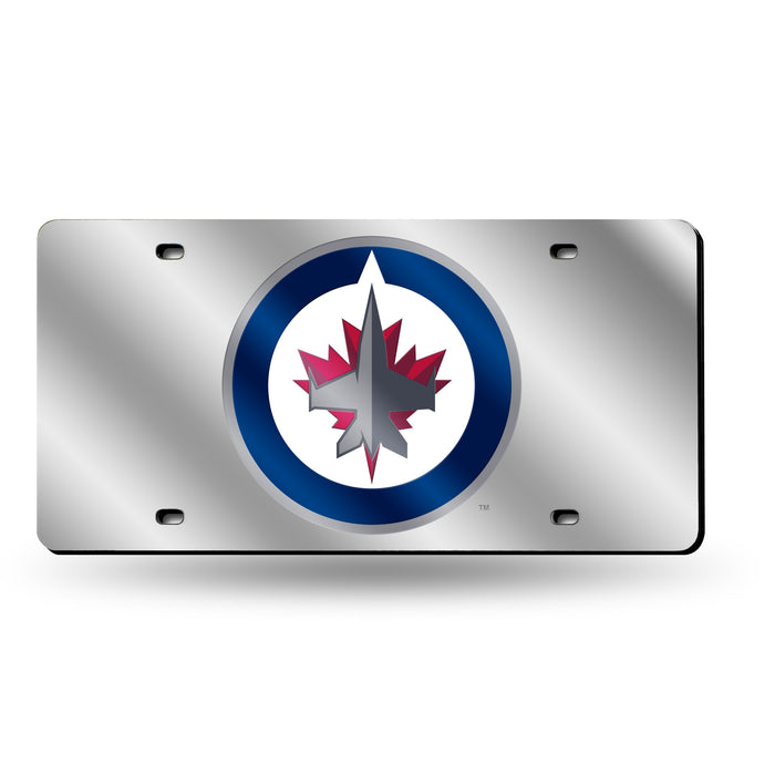 Winnipeg Jets Laser Cut Tag (Silver Packaged)