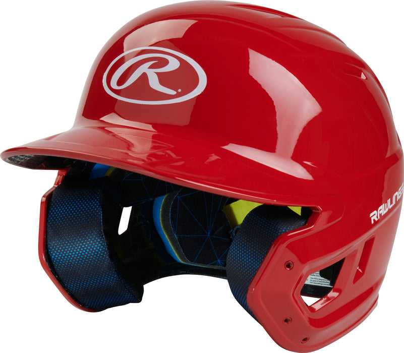 Rawlings Mach Gloss Senior Baseball Helmet SCARLET