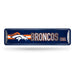 Denver Broncos Metal Street Sign