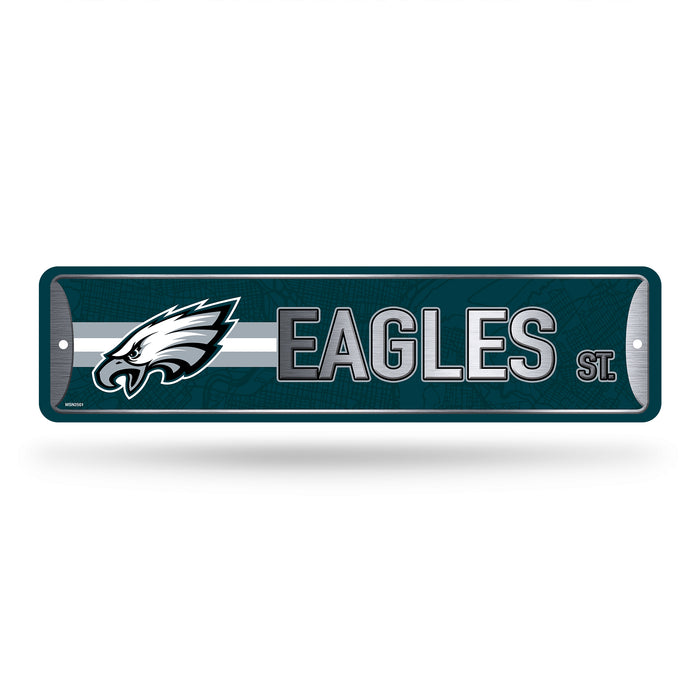Philadelphia Eagles Metal Street Sign