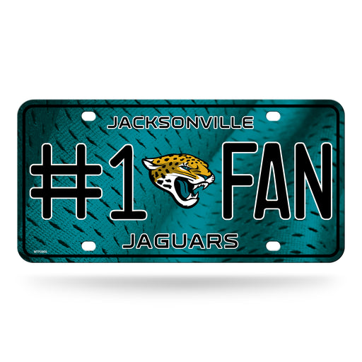 Jacksonville Jaguars Metal Tag (#1 Fan)