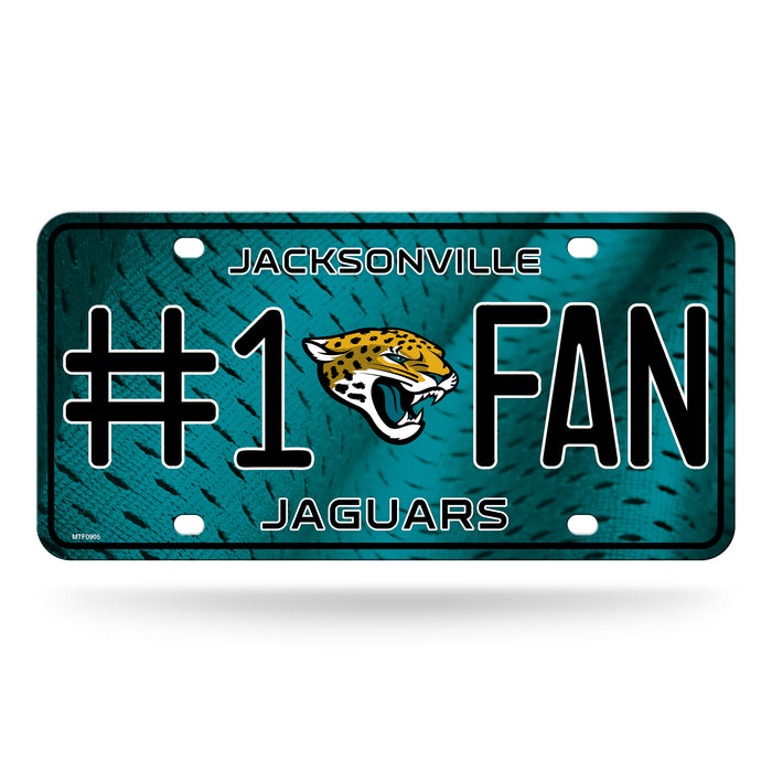 Jacksonville Jaguars Metal Tag (#1 Fan)