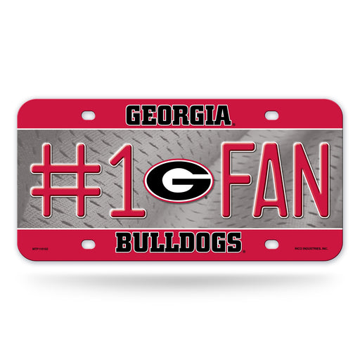 Georgia Bulldogs Metal Tag (#1 Fan)