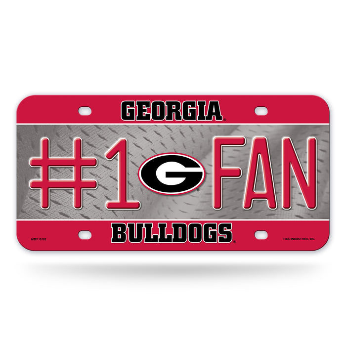 Georgia Bulldogs Metal Tag (#1 Fan)