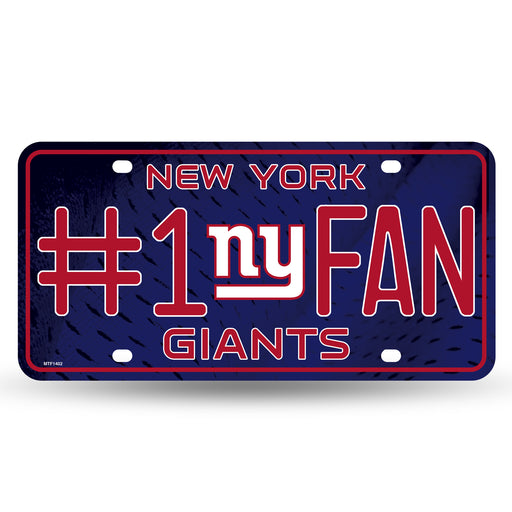 New York Giants Metal Tag (#1 Fan)
