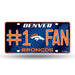 Denver Broncos Metal Tag (#1 Fan)