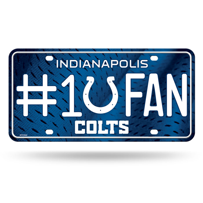 Indianapolis Colts Metal Tag (#1 Fan)