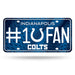Indianapolis Colts Metal Tag (#1 Fan)