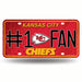 Kansas City Chiefs Metal Tag (#1 Fan)