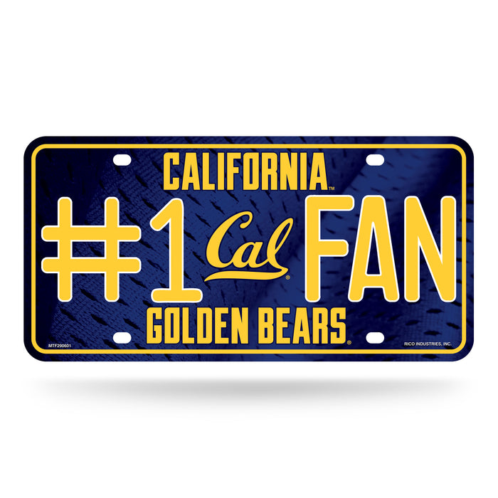 Cal Berkeley Bears Metal Tag (#1 Fan)