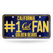 Cal Berkeley Bears Metal Tag (#1 Fan)