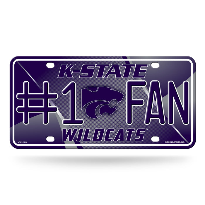 Kansas State Wildcats Metal Tag (#1 Fan)
