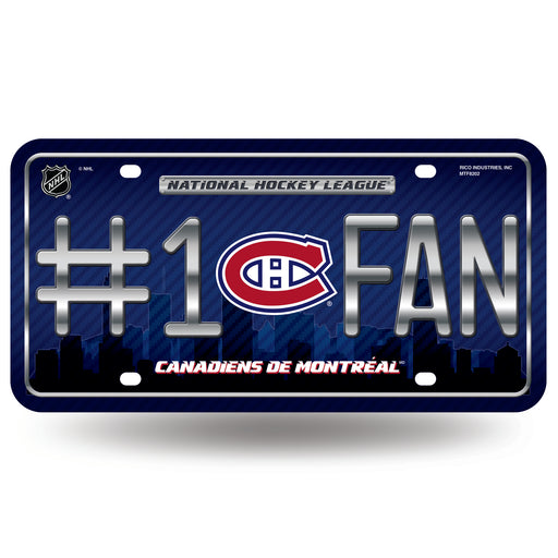 Montreal Canadiens Metal Tag (#1 Fan)
