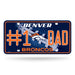 Denver Broncos Metal Tag (#1 Fan)