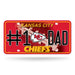 Kansas City Chiefs Metal Tag (#1 Fan)