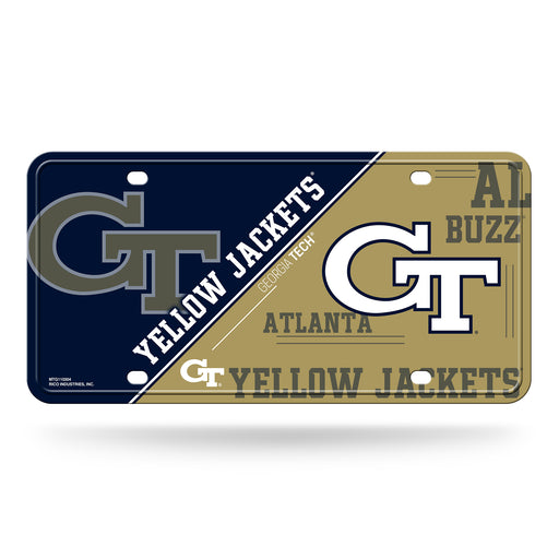 Georgia Tech Yellow Jackets Metal Tag