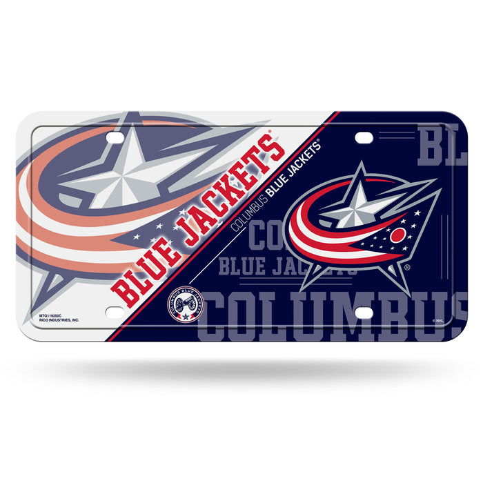 Columbus Blue Jackets Metal Tag