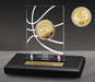 New York Knicks 3x Gold Coin Acrylic