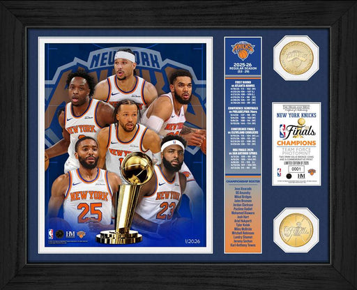 New York Knicks 2026 NBA Champions Team Force Bronze Coin Photo Mint