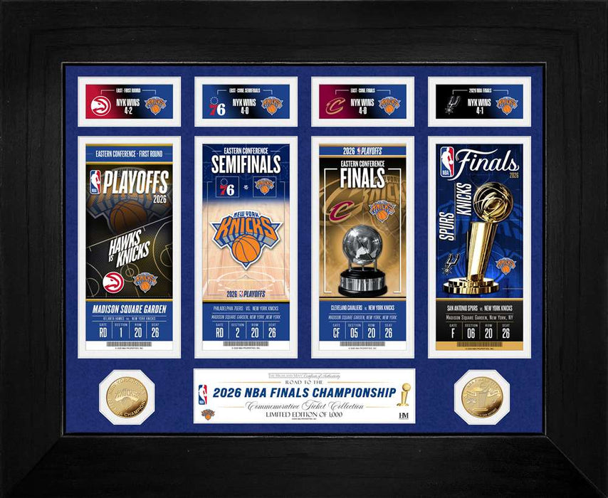 New York Knicks Deluxe 2026 Road to the NBA Championship Gold Coin Ticket Collection