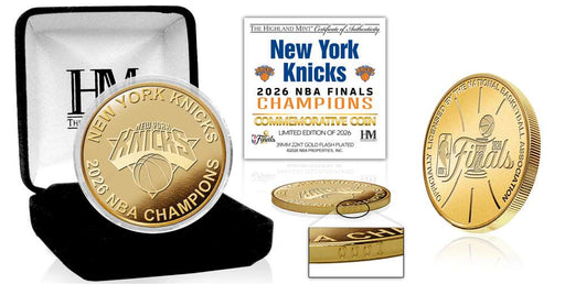 New York Knicks 2026 NBA Champions Gold Plated Coin