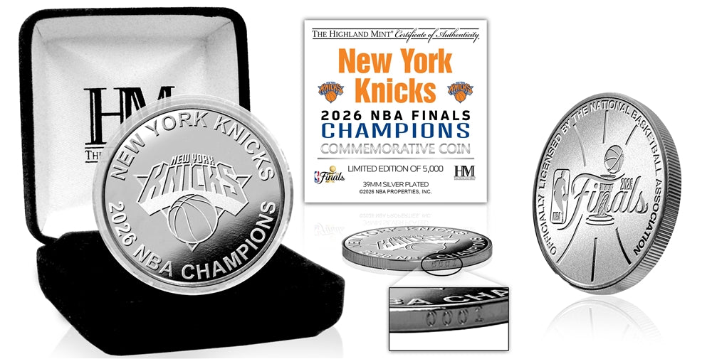 New York Knicks 2026 NBA Champions Silver Plated Coin