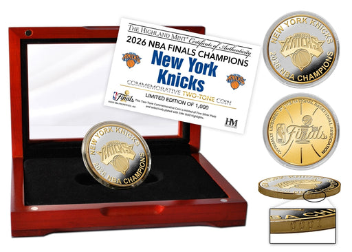 New York Knicks 2026 NBA Champions Gold and Silver Two-Tone Coin