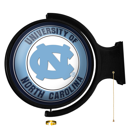 North Carolina Tar Heels Original Round Rotating Lighted Wall Sign  