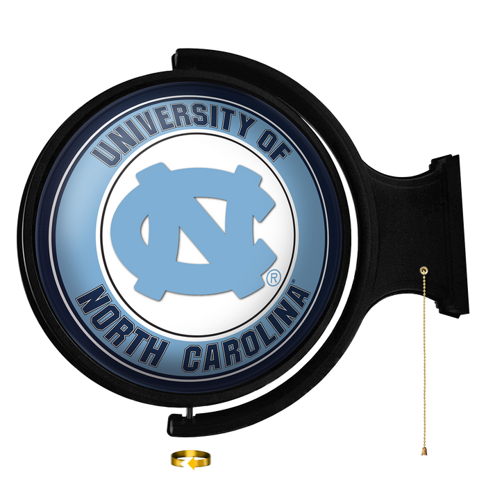 North Carolina Tar Heels Original Round Rotating Lighted Wall Sign  
