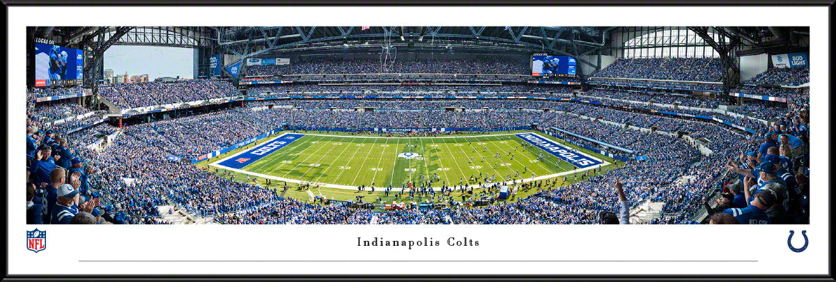 Inidanapolis Colts - Lucas Oil Stadium Panorama Print - Standard Frame