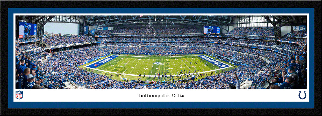 Inidanapolis Colts - Lucas Oil Stadium Panorama Print - Select Frame