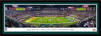 Philadelphia Eagles vs Kansas City Chiefs Super Bowl LIX Panoramic Photo - Eagles Standard Frame