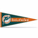 Miami Dolphins Soft Felt 12X30 Pennant