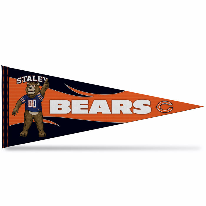 Chicago Bears Soft Felt 12X30 Pennant