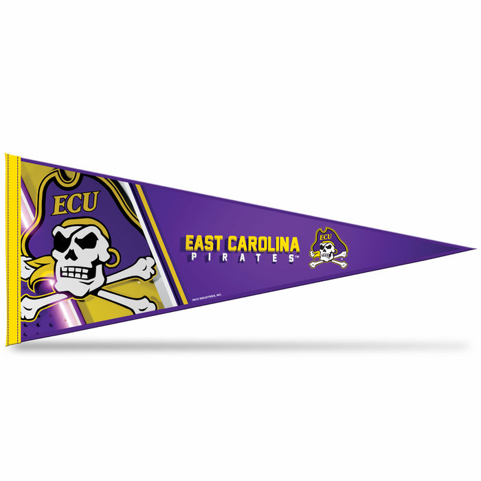 East Carolina Pirates Soft Felt 12X30 Pennant