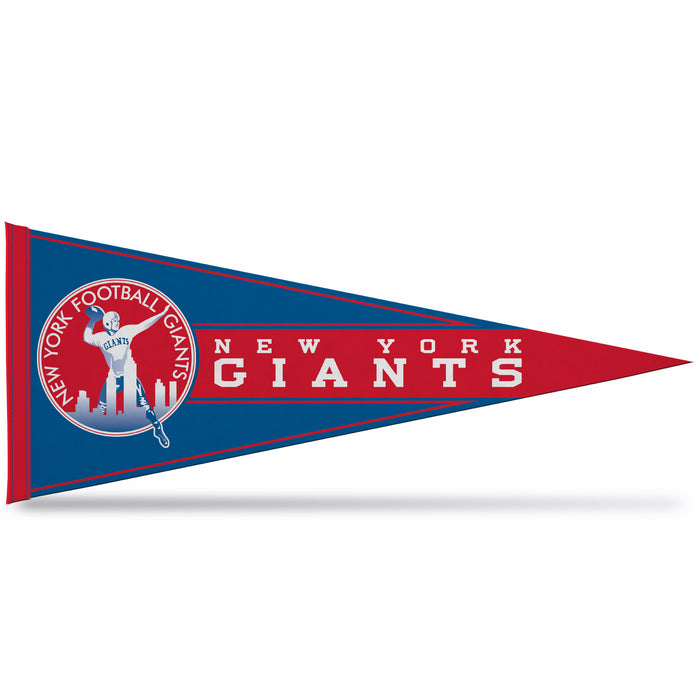 New York Giants Soft Felt 12X30 Pennant