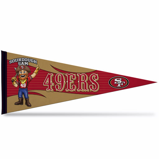 San Francisco 49ers Soft Felt 12X30 Pennant