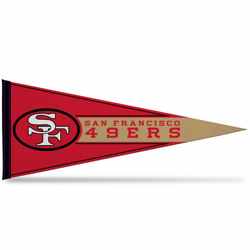 San Francisco 49ers Soft Felt 12X30 Pennant